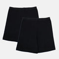 Senior Women Undershorts Black Pack Of 2