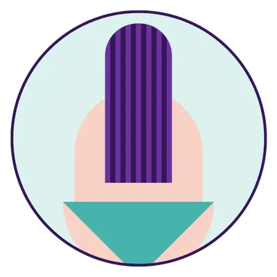 Shoppable icon for Curvy Women's products in store navigation | Curvy Women's product category icon.