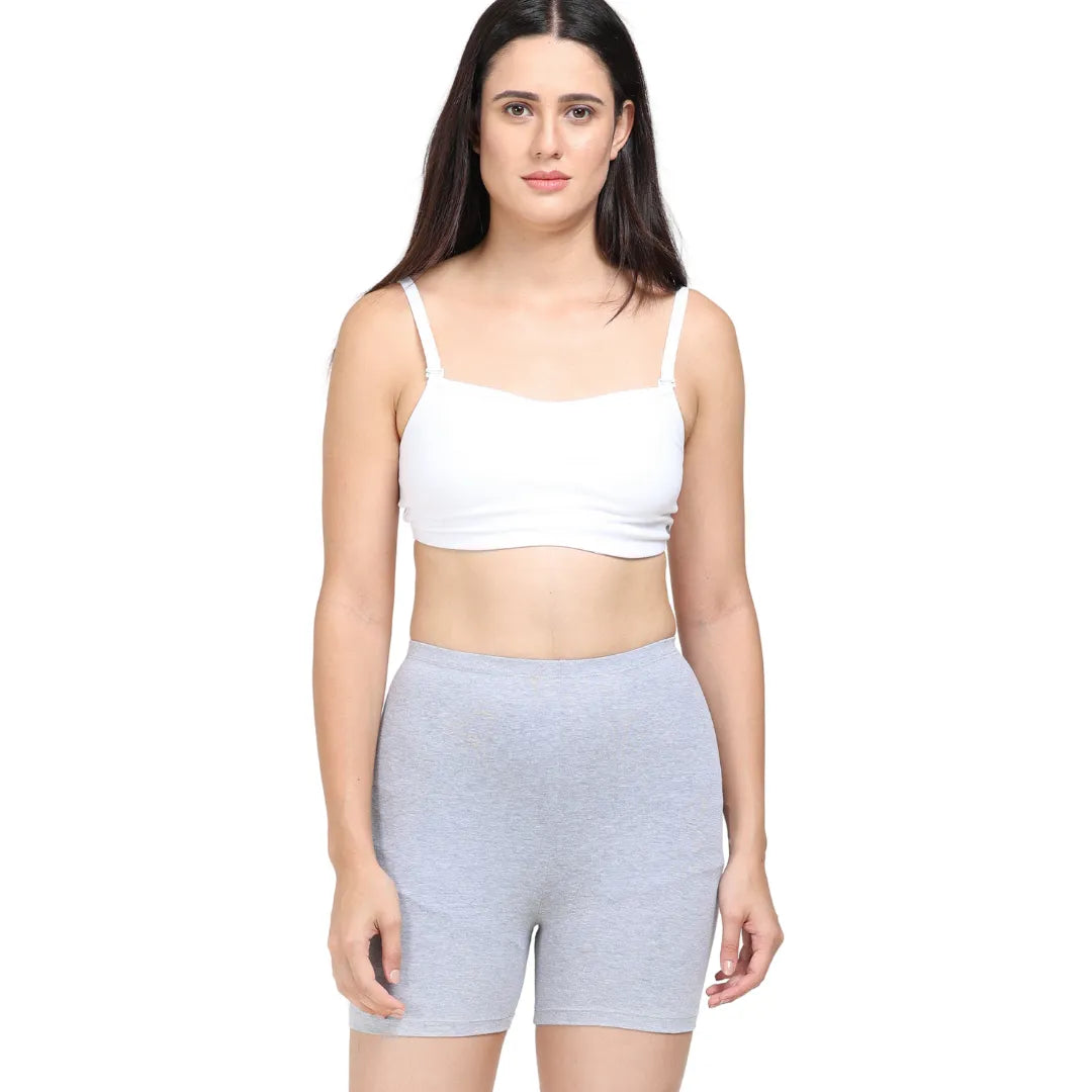 Breathable Cotton Thigh Length Under Dress Shorts