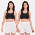 Shorties Women White Pack Of 2
