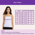 Size Chart For Tank Top