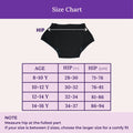 Size Chart For Period Panty - Boxer Fit