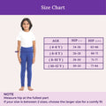 Size Chart For Cotton Leggings-Blue