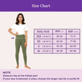 Size Chart For Cotton Leggings - Green