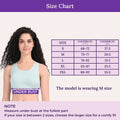 Size Chart For EzeFit Bra Racerback