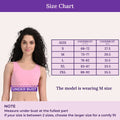 Size Chart For EzeFit Bra U Back