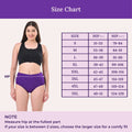 Size Chart For High Waist Cotton Panties