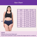 Size Chart For High Waist Cotton Panties