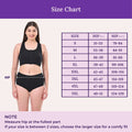 Size Chart For High Waist Cotton Panties