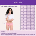 Size Chart For Hipster Panty