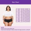 Size Chart For Hipster Panty _ Black