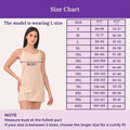 Size Chart For Kurti Slip Adjustable Strap