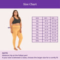 Size Chart For Leggings Caramel