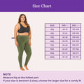 Size Chart For Leggings Green