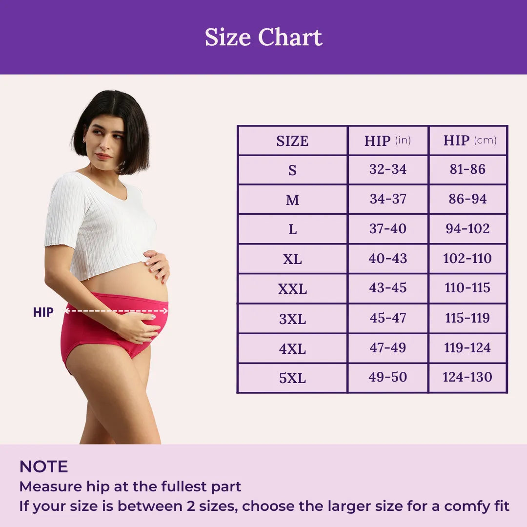 Size Chart For Maternity Panty