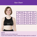 Size Chart For Non Padded Starter Bra Black