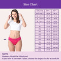 Size Chart For Period Hipster