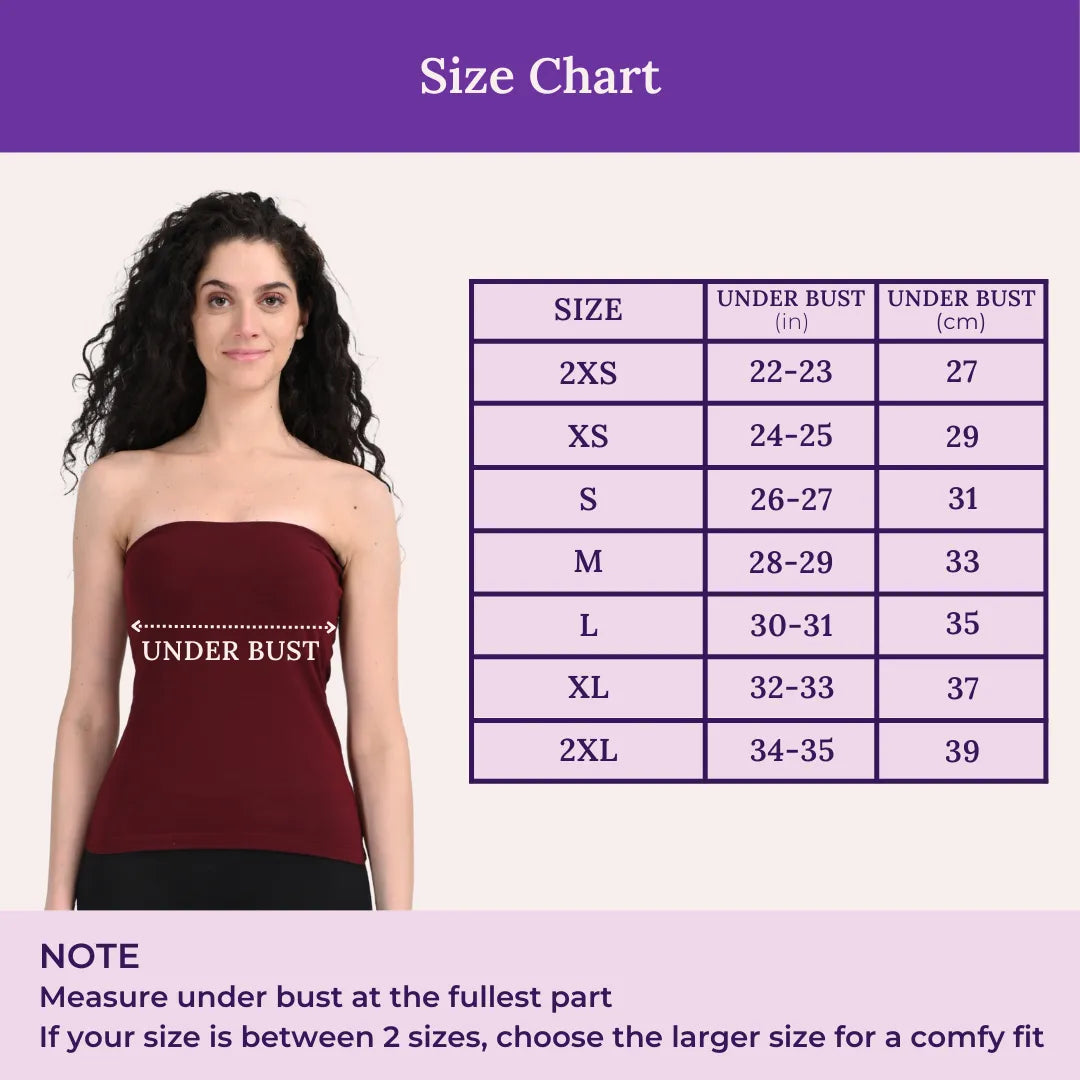 Size Chart For Tank Top