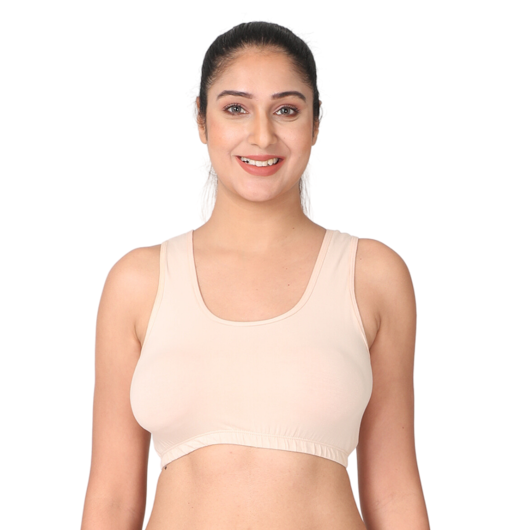 Buy Adira, Womens Sleep Bra, Slip On Bras To Wear At Home, Comfortable  Bra, Work From Home Bra Without Hooks, Non Padded & Non Wired Support