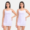 Slip Kurta White Pack Of 2