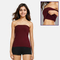 Strapless Tube Top - Wine Pack Of 1