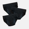 Teen Panties During Periods Black Pack Of 3