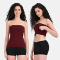 Tube Camisole Wine Pack Of 2