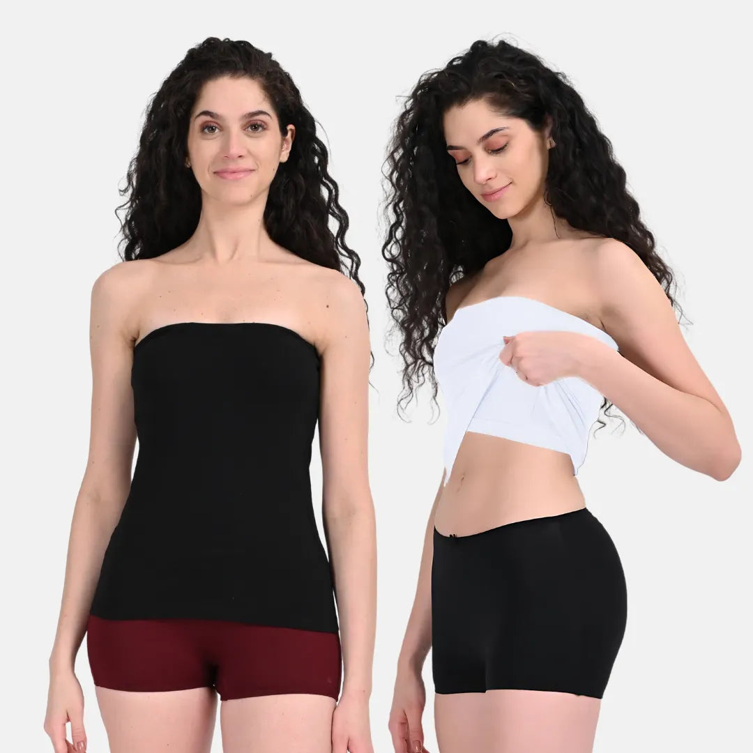 Tube Tank Top Black & White