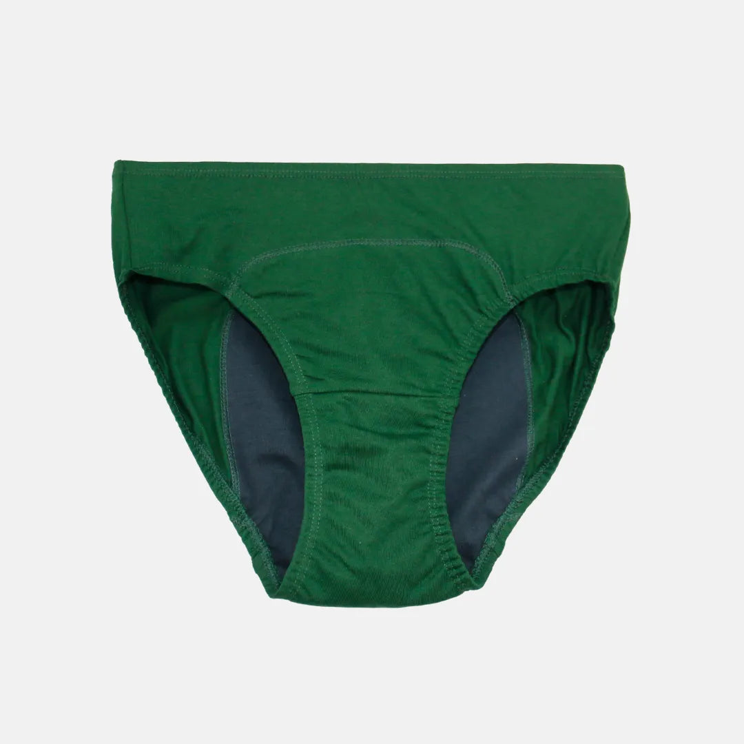 Tween Panties For Periods Green Pack Of 1