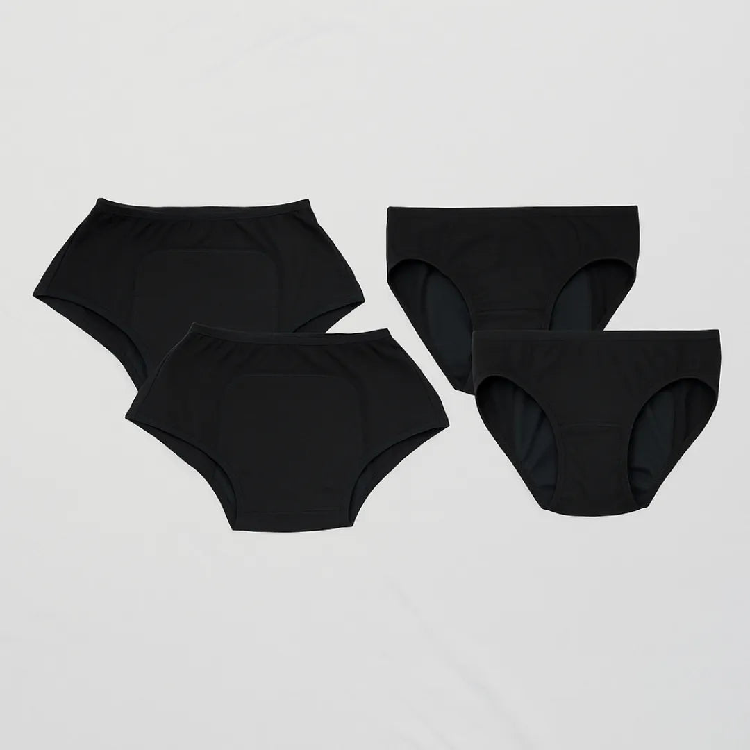 Tween Panties For Periods Black