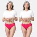 Urinary Incontinence Panties Dark Pink Pack Of 2
