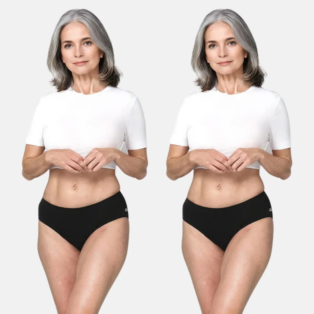 Urine Incontinence Panties For Women Black Pack Of 2