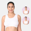 White Sleep Bra / Lounge Bra Pack 2