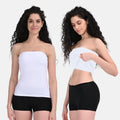 White Tube Top Pack Of 2
