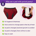 Why use a pad with period panty?