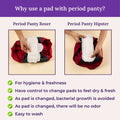 Why use a pad with period panty?