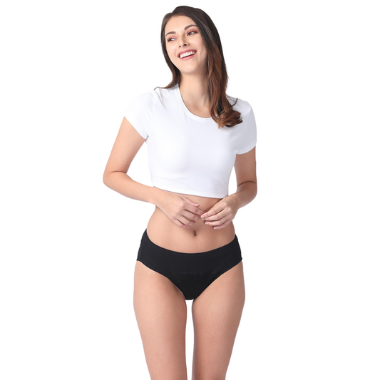 Period Panties For Stain Free Period | Hipster Fit | Leak Proof | Use with Pad For Hygiene | Prevents Front & Back Stains