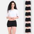 Women Boyshort Underwear Black Pack Of 6