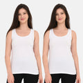Women Inner Wear Top White Pack Of 2