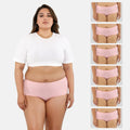 Women'S Plus Size Hipster Underwear - Peach