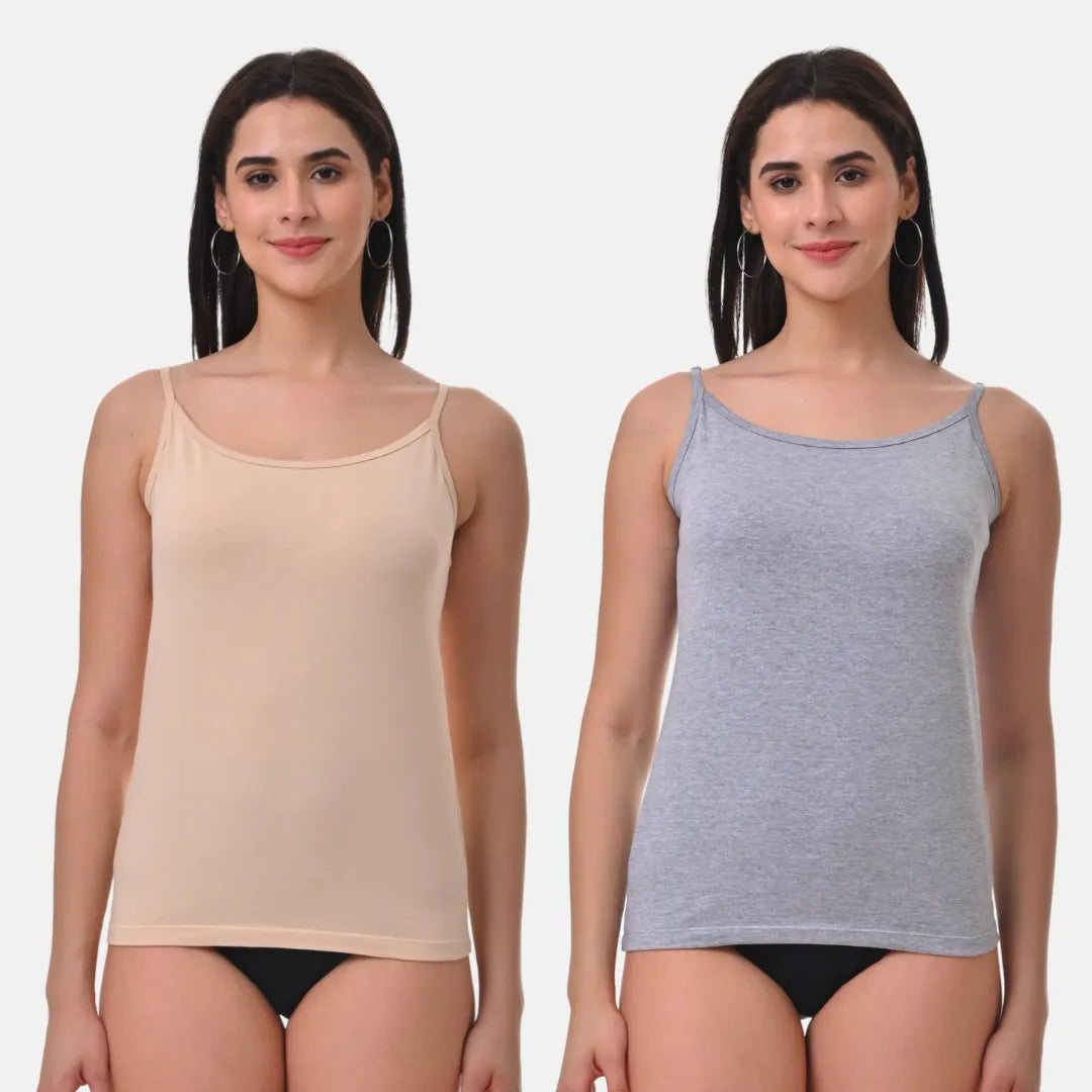 Women Spaghetti Skin & Grey