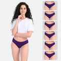 Women's Cotton Bikini Panties Magenta Pack Of 6
