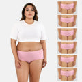 Womens Plus Size Hipster Panties - Light Pink