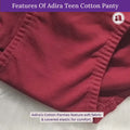 Features Of Adira Teen Cotton Panty