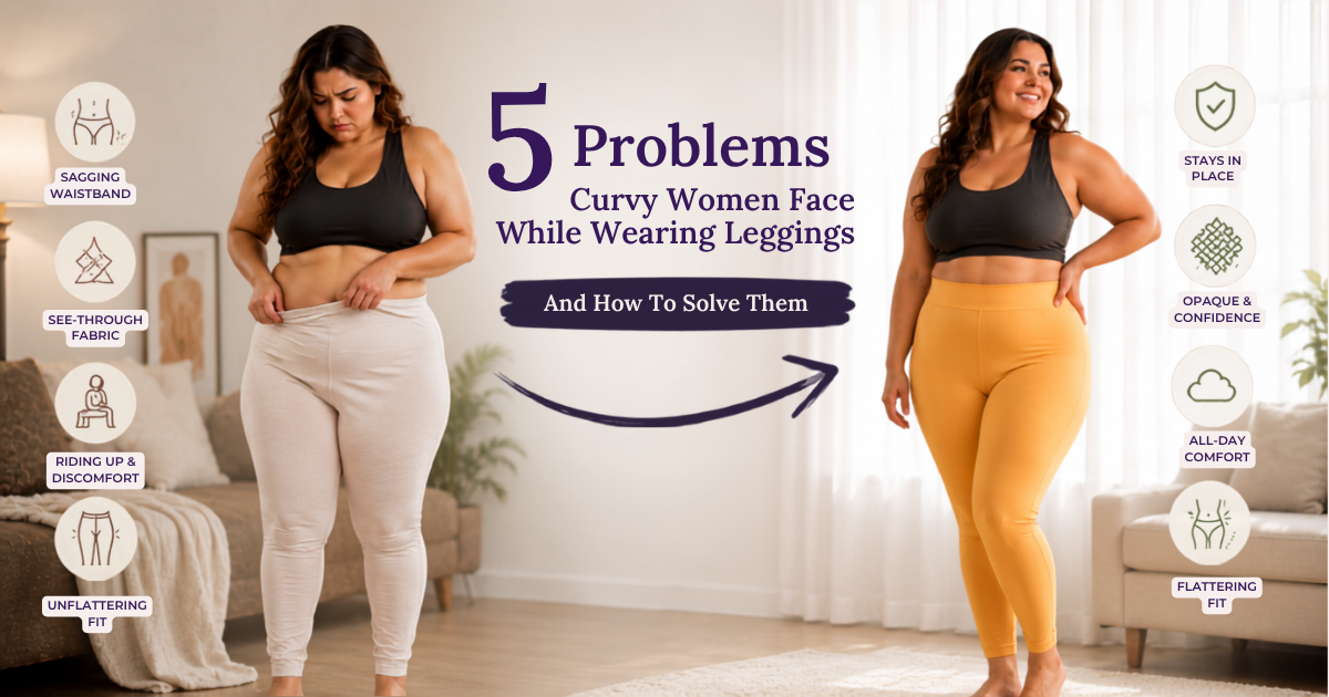 5 Problems Curvy Women Face While Wearing Leggings