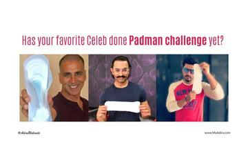 image of famous celebrities celebrating padman challenge