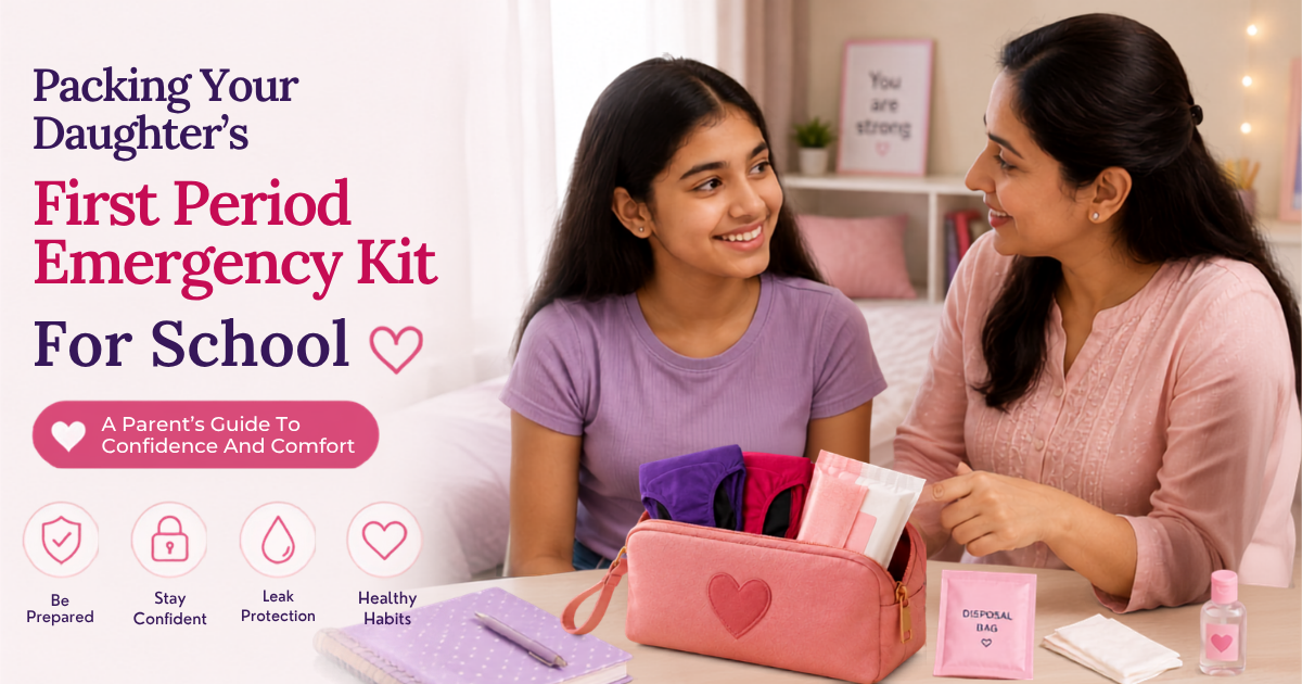 Packing Your Daughter’s First Period Emergency Kit For School