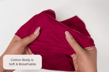 100 Cotton Body is Soft Breathable