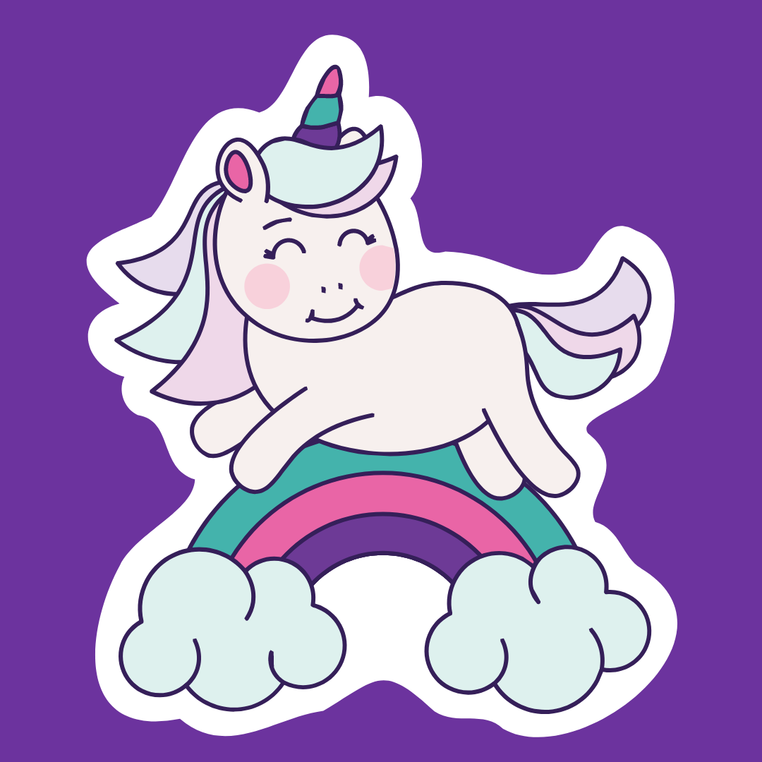 My Magical Friend  Unicorn Stickers