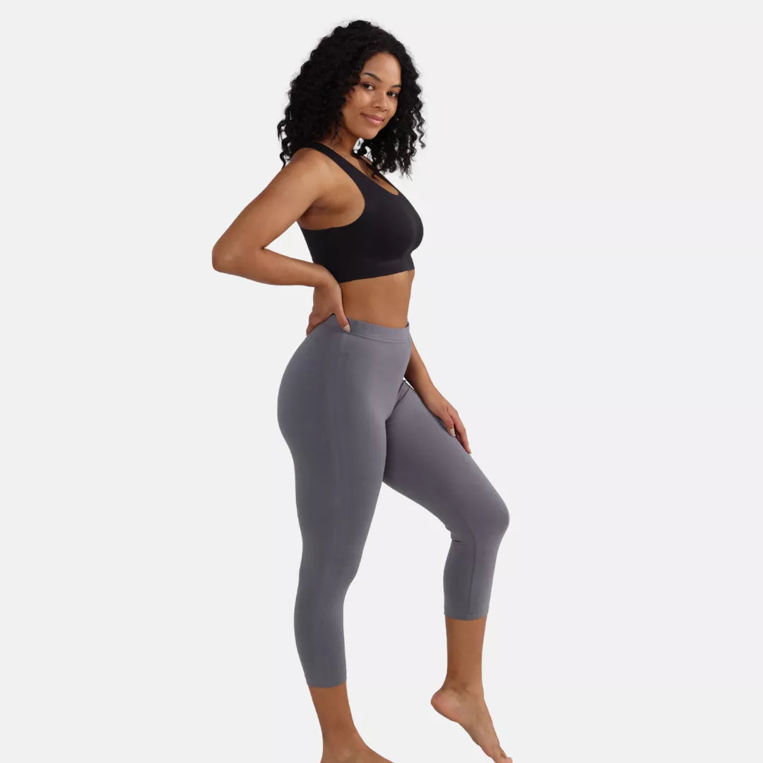 3 4th Leggings Grey Color